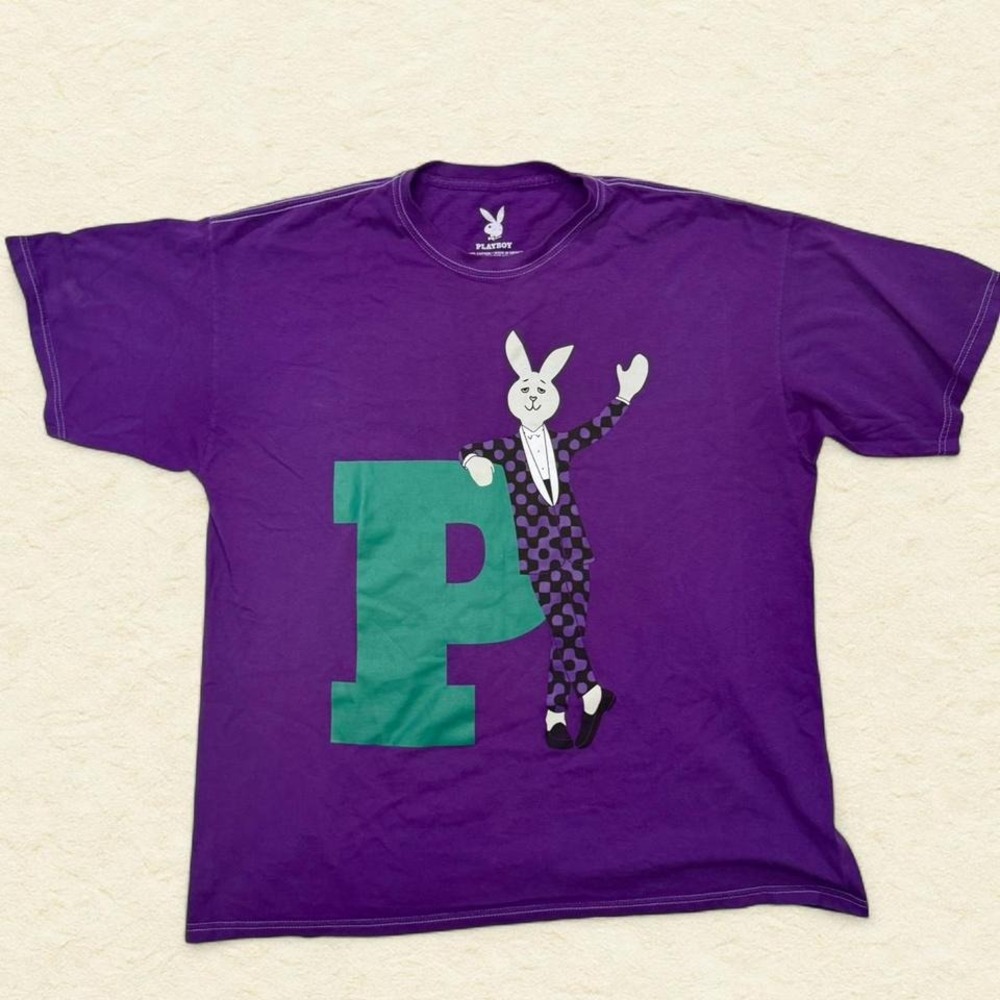Playboy Purple Graphic Tee – Size L (Men's/Unisex)